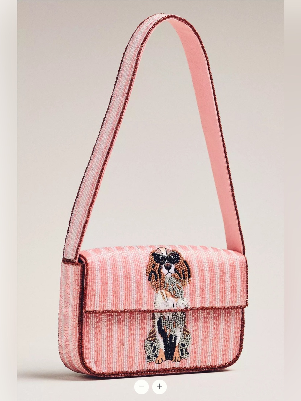 Anthropologie Fiona Beaded Bag: Animal Edition NWT